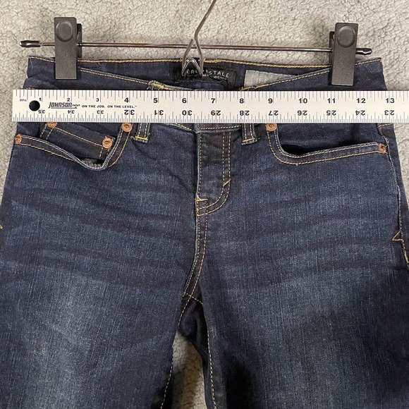 Aeropostale Jegging Jeans‎ Dark Wash Stretch Slim Fit Women Size 0 Regular - Picture 10 of 11